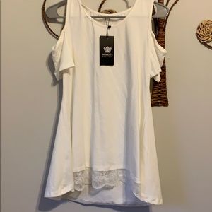 Cold shoulder top